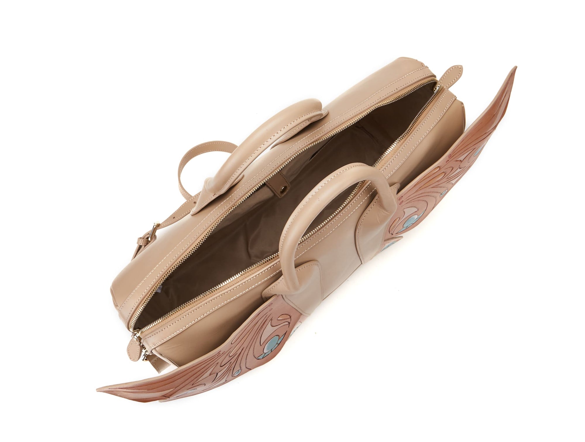 Unique Purses Wings Brown Top Handle - Bellorita